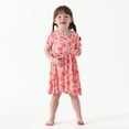 thumbnail image 3 of Infant & Toddler Girls Just Peachy Short Sleeve Twirl Dress, 3 of 8