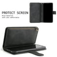 thumbnail image 4 of Premium Flip Zipper Wallet PU Leather Phone Case With Kickstand & Wrist Strap for Huawei P40 Pro Plus, P40, P30 Pro, P30 Lite, P20 Lite 2019, Mate 30 Lite Pro, Honor 20 Pro, 20i, 10i, 20 Lite, P, 4 of 5