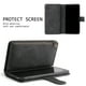 thumbnail image 3 of Premium Flip Zipper Wallet PU Leather Phone Case With Kickstand & Wrist Strap for Huawei P40 Pro Plus, P40, P30 Pro, P30 Lite, P20 Lite 2019, Mate 30 Lite Pro, Honor 20 Pro, 20i, 10i, 20 Lite, P, 3 of 4