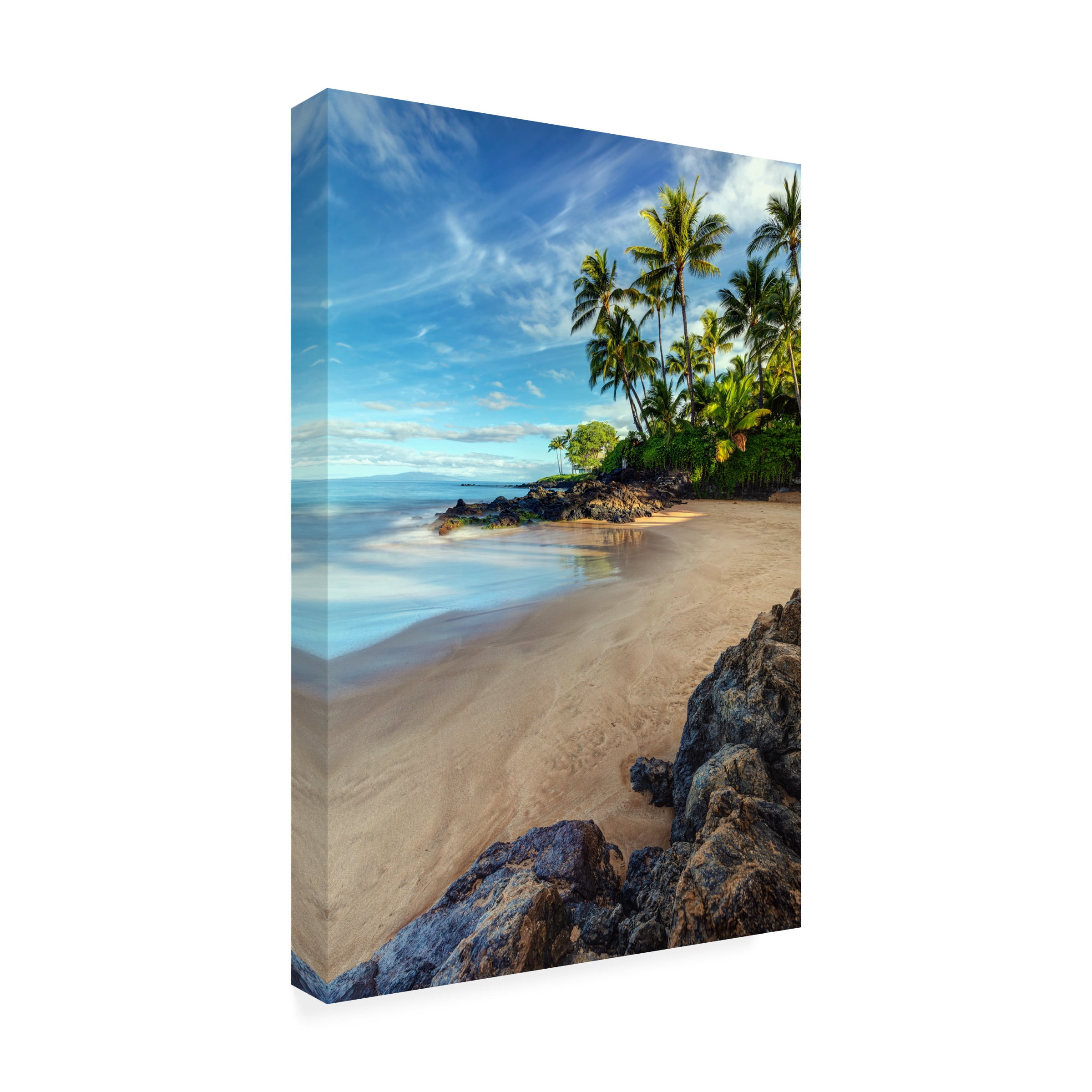 Pierre Leclerc 'Secret Beach Landscape' Outdoor Canvas