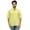 Yellow, variant on Atasi Ethnic Men's Short Kurta Teal Blue Mandarin Collar Cotton Shirt-Small