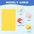 thumbnail image 3 of Uxcell Money Envelope, 25 Pcs 3.5" x 2.2" Cash Holder for Checks Coins, Light Yellow, 3 of 6