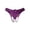 Purple, variant on Womens Seamless Underwear Sexy Bow Tie Crotchless Underwear Lace Cutout Sheer Panties Naughty Soft Thongs Stretch Erotic Briefs Low Waist Thong