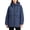 Navy, variant on Tsivenald Women's Solid Color Hooded Long Sleeved Windproof Outdoor Sports Hiking Zipper Jacket With Pockets, Black S-3XL
