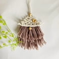 thumbnail image 4 of Personalized Christmas Ornaments Bohemian Woven Tassel Hangings: Winter Christmas Wall Decor For Farms, 4 of 6