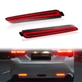 thumbnail image 2 of LED Rear Bumper Reflectors Fog Brake Tail Light Sequential Turn Signal for Toyota RAV4 Camry Sienna, 2 of 5