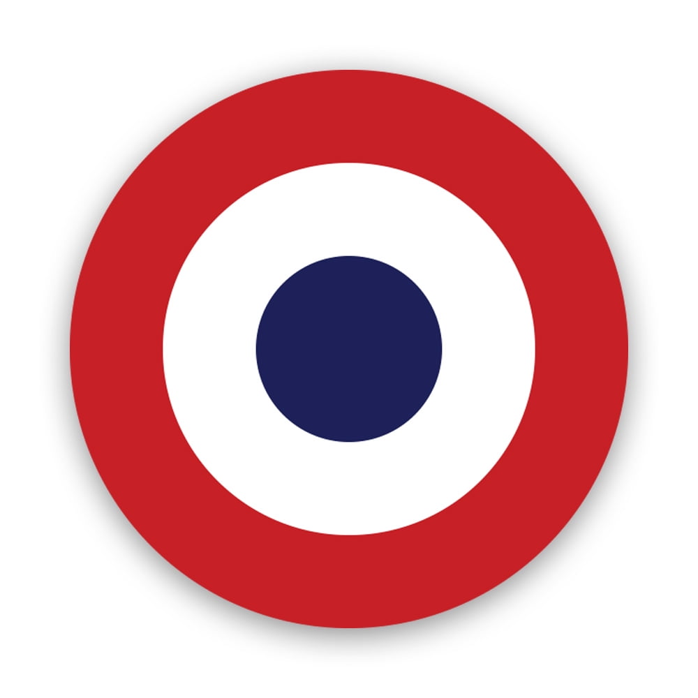 French Air Force Roundel Sticker Decal Self Adhesive Vinyl