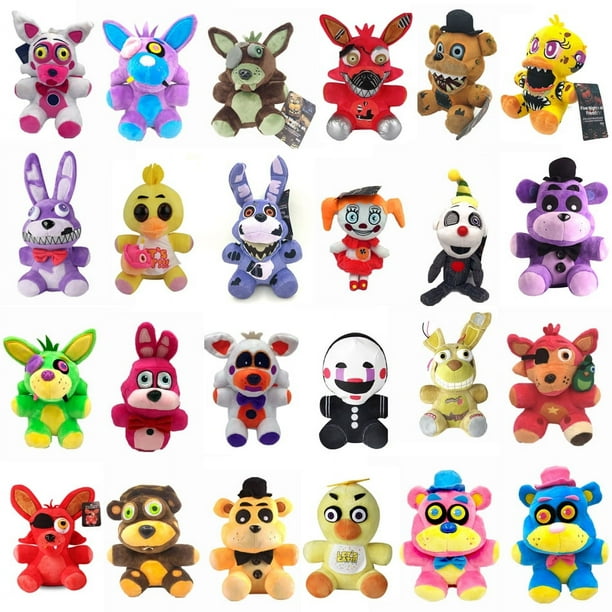 FNAF juguetes de peluche de 18cm para ninos munecos de animales oso conejo juguetes de peluche suaves regalos de cumpleanos 38 estilos Walmart en linea