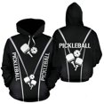 thumbnail image 3 of Sudadera con capucha con estampado 3D de Pickleball para hombres y mujeres, ropa informal, sudaderas deportivas, sudaderas holgadas de alta calidad, 3 of 5
