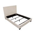 thumbnail image 4 of Diamond Sofa Arden Eastern King Bed with 54" Headboard in Cream Fabric, 4 of 6