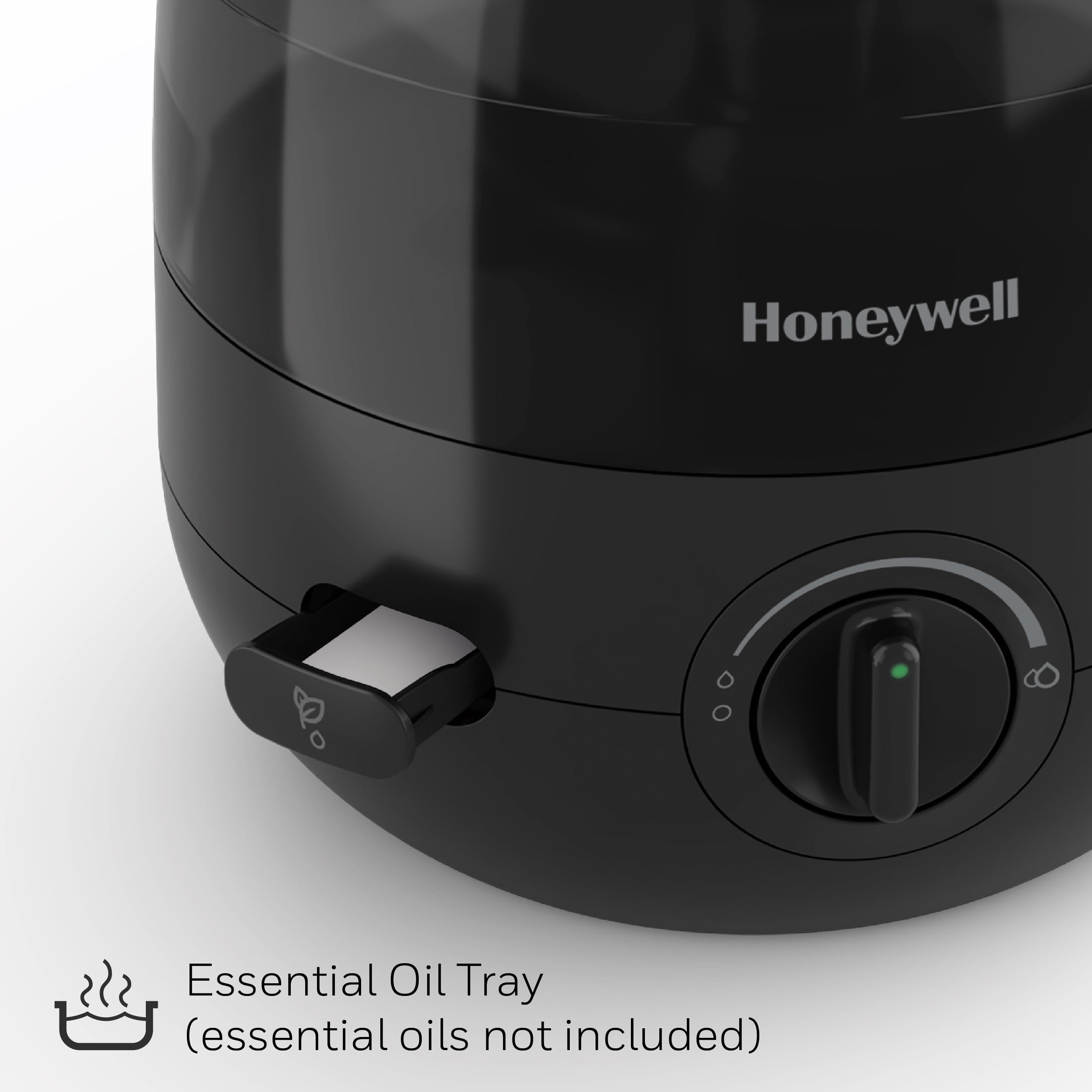 Honeywell 1/2 gal 250 sq ft. Mini Cool Mist Humidifier, Black, HUL525B