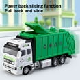thumbnail image 6 of 8.4" Garbage Truck Toy for 3+ Years Old, Alloy Simulated Garbage Truck with Self-loading & Self-unloading Functions, Mni Garbage Truck Toy for Birthday Gift, Environmenta Education, 6 of 7