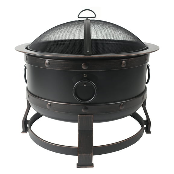 Pleasant Hearth OFW307R 28"Killian Wood Burning Fire Pit