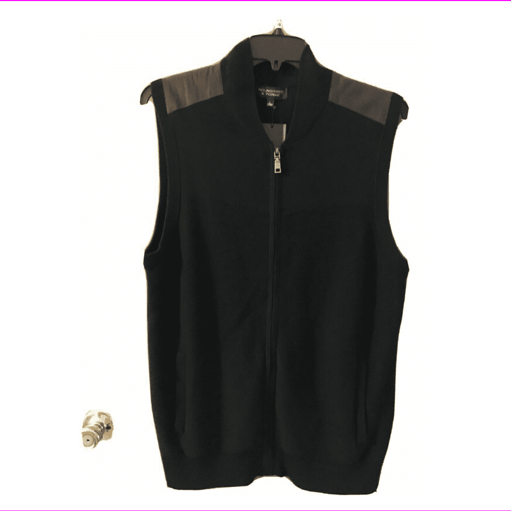 Roundtree & Yorke Mens Big and Tall Knit Sweater Vest 