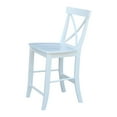 thumbnail image 6 of International Concepts X-back Counterheight Stool, 24"SH, 6 of 12