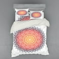thumbnail image 2 of Ambesonne Geometric Bedding Set 3 Pcs, Mandala Orient Heart, Twin, Multicolor, 2 of 3