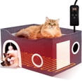 thumbnail image 1 of Temporizador de temperatura ajustable Heeyoo para gatos con calefacción para interiores, 1 of 8