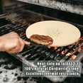 thumbnail image 3 of 13-Inch Round Pizza Stones Set for Grill and Oven - Cordierite Baking Stones with Serving Rack & Cutter, Durable Cooking Stone Pan for Bread_Special Gift 1755, 3 of 5