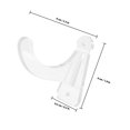 thumbnail image 2 of SEWCHICS 2Pair Wall Mount Baseball Bat Organizer Acrylic Holder with Installation Kit for Softball and Baseball, 2 of 8