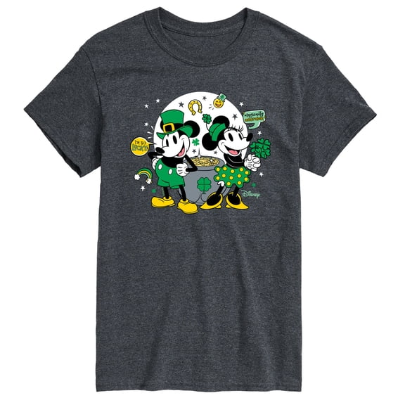 Disney - Mickey and Minnie Pot of Gold - Men's Short Sleeve Graphic T-Shirt