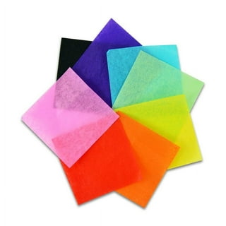 Hygloss Products Bleeding Tissue Paper Squares 1-Inch 20 Assorted