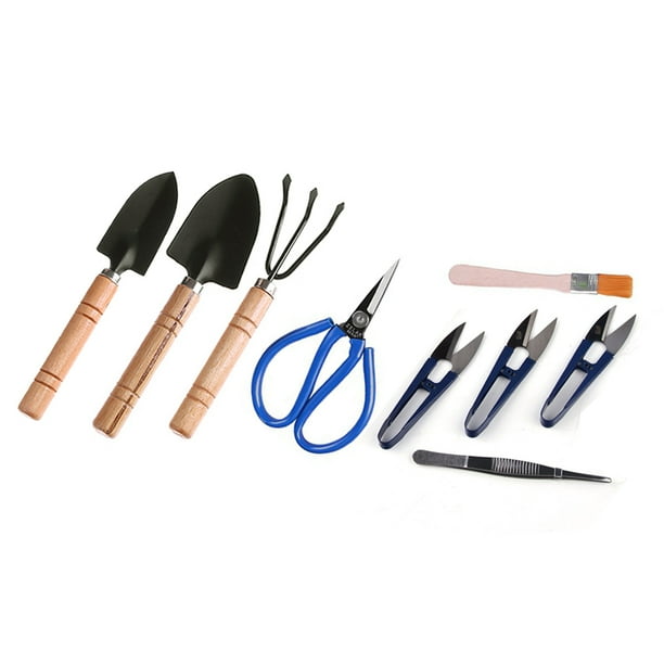 Zelarman Bonsai Tools Kit Garden Tool Set Of 9 Pcs With Pruning