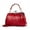 Crimson, variant on Women's Vintage Crossbody Bag: Kiss Lock Closure, Unique Stitching, Great for Daily & Special Occasions