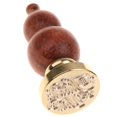 thumbnail image 4 of Mango de Madera Baoblaze Sello de cera Estilo palabras Saludo, 4 of 8