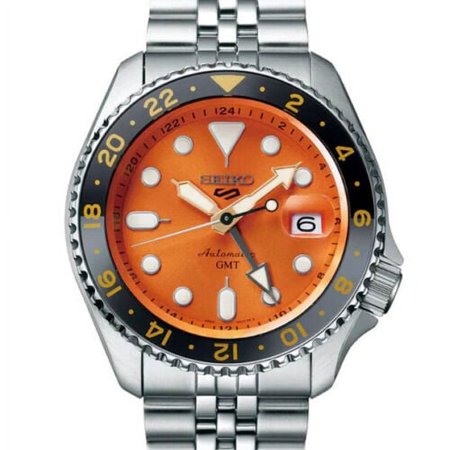 Seiko 5 Sports SSK005 Orange dial 10 bar Stainless Steel Automatic