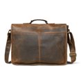thumbnail image 3 of Leather Brief & Messenger Bag, 3 of 5