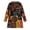 Yellow, variant on Jacket Women Women's Winter Warm Outwear Floral Print Hooded Pockets Vintage Oversize Coats Womens Coats Blue L