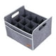 thumbnail image 2 of Portabotellas de vino, caja de almacenamiento para 12 botellas, bolsa de vino de fieltro navideña, accesorio plegable, organizador de botellas para, 2 of 8