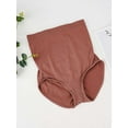 thumbnail image 5 of Spencer Women's Maternity High Waist Underwear Pregnancy Soft Seamless Panties Maternity Underwear Over Bump (L,Red), 5 of 9