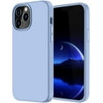 thumbnail image 1 of MCUCA iPhone 12 Case / iPhone 12 Pro Case, Silicone Full Body Protection Ultra Slim Soft Touch Microfiber Lining Shockproof Phone Case, 6.1 inch (Sky Blue), 1 of 7