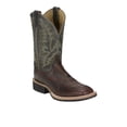 thumbnail image 2 of Justin Boots Mens Trainor Square Toe Pull On Cowboy  Mid Calf Boots, 2 of 5
