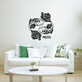 thumbnail image 2 of Koi Fish Drawing Pisces Water Sign Symbol Horoscope Astrological Chart Zodiac Signs Vinyl Wall Art Sticker Wall Decal For Home Room Wall Office Living Room Wall Decoration Decal Size(10x10 inch), 2 of 3
