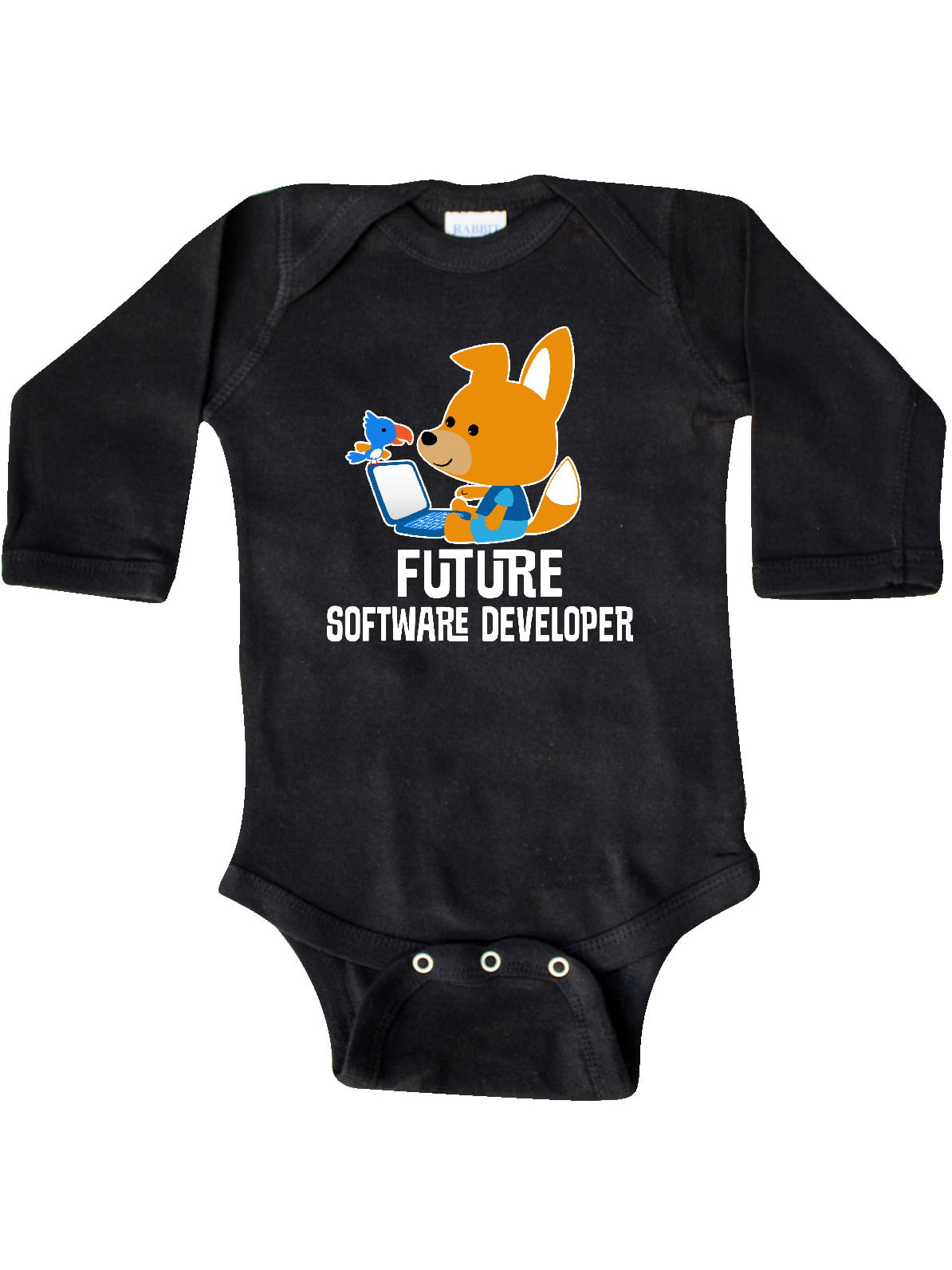 Baby Boy Bodysuits Walking Bigfoot Silhouette-1 Infant Long Sleeve Romper Jumpsuit