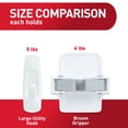 thumbnail image 6 of Command Pantry Organization Kit, 3 Broom Grippers and 1 Large Utility Hook, Holds up to 5 lb., Hang 4 Items, 6 of 8