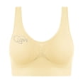 thumbnail image 6 of UPPADA Back Smoothing Bras for Women Bralette Comfy Seamless Bralettes No Underwire Push Up Bra Wide Band Bras Everyday Bras Beige,M, 6 of 8