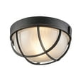 thumbnail image 6 of Trans Globe Lighting 41515 10" Width 1 Light Flush Mount Bulkhead Outdoor Wall Sconce -, 6 of 7
