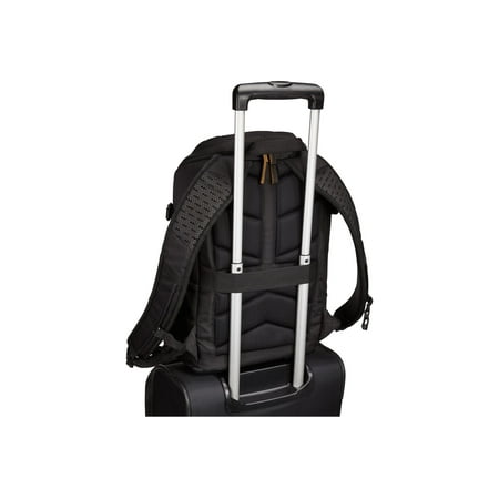 Case Logic - Viso Slim DSLR/Mirrorless Camera, Drone & Lens Backpack w/ Weather Resistant EVA Base, 16" Laptop Holder & Rain Cover - Black