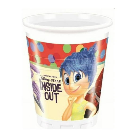 Inside Out Tasse de Fête en Plastique (Pack de 8)