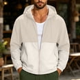 thumbnail image 6 of gbyLJF Mens Color Block Windbreaker Jacket Lightweight UPF 50+ Waterproof Rain Jackets, 6 of 9