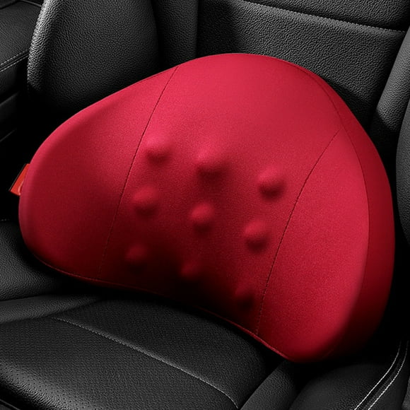 TNDBKQWR Back Support for Driving, Lumbar Pillow Back Pillow for Car, Back Support Chair Chair Cushions, Lumbar Support Lumbar Support Car(Red)
