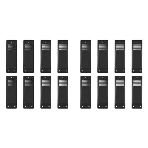 16PCS Shipping Container Air Vent Kit Heavy Duty Shipping Container Accessories Flow Ventilation Kit Black