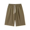 thumbnail image 3 of Ymyiu Baggy Shorts for Men Men Casual Shorts Stretch Golf Shorts with Pockets Flat Front Back Elastic Waistband Moisture Wicking Comfy Size 2XL(Green, 2XL), 3 of 6
