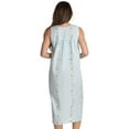 thumbnail image 3 of Dreamcrest Sleeveless Seersucker Gowns 6510-BLU-S, 3 of 3