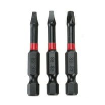 Hyper Tough 3-Piece 2-Inch Square Impact Rated Driving Bits Set