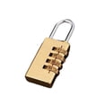 thumbnail image 5 of sweethay Candado de combinación de latón con 4 códigos numéricos, candado de seguridad, herrajes para cajones impermeables de viaje, puerta, maleta, Type3 NO3 sweethay CBP491432, 5 of 5