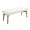 White, variant on Guyou Entryway Bench Tufted Upholstered Bench 45.5 End of Bed Bench for Bedroom Wood Storage Bench Modern Floating Design Window Bench Ottoman Long Bench Seat for Living Room Indoor Hallway